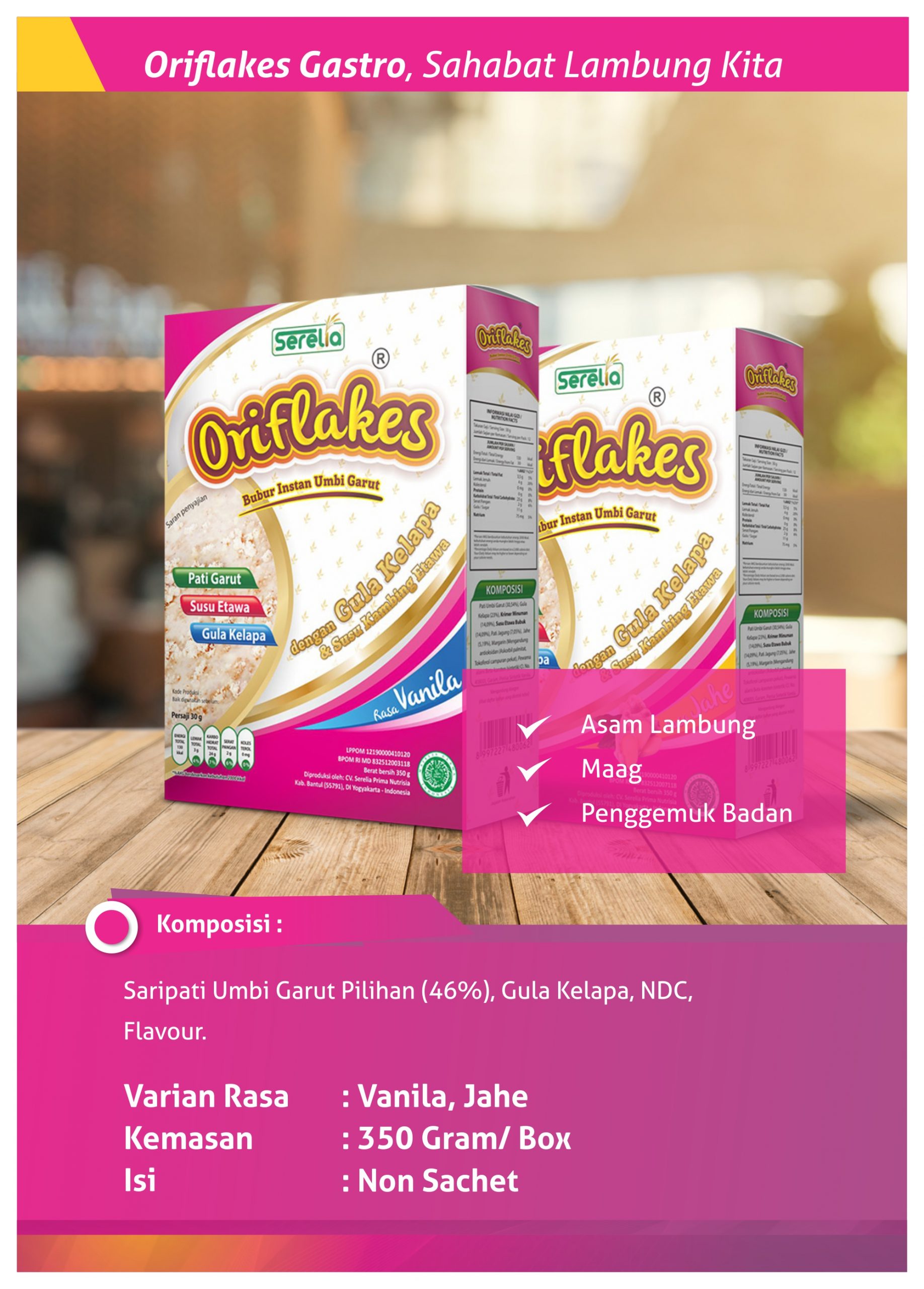 Oriflakes Gastro 350 gram